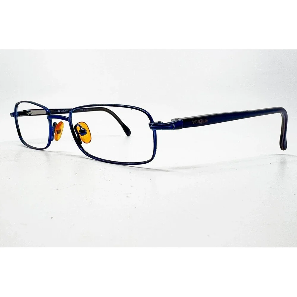 Vogue Eyeglasses Womens Blue VO3480 696 Rectangle Metal Frames 47-17-120